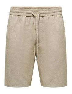 BERMUDAS ONSLINUS 0007 COT LIN SHORTS NOOS Coriander TWO TONE (WHITE)