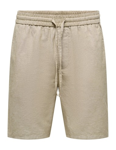 BERMUDAS ONSLINUS 0007 COT LIN SHORTS NOOS Coriander TWO TONE (WHITE)