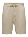 BERMUDAS ONSLINUS 0007 COT LIN SHORTS NOOS Coriander TWO TONE (WHITE)