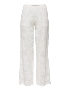 PANTALON ONLMIRABELLA WIDE LACE PANT JRS Cloud Dancer