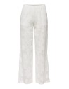 PANTALON ONLMIRABELLA WIDE LACE PANT JRS Cloud Dancer