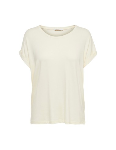 CAMISETA ONLMOSTER S/S O-NECK TOP NOOS JRS Antique White