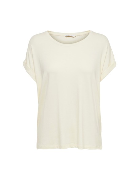CAMISETA ONLMOSTER S/S O-NECK TOP NOOS JRS Antique White