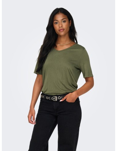 CAMISETA ONLELISE S/S V-NECK TOP JRS NOOS Kalamata