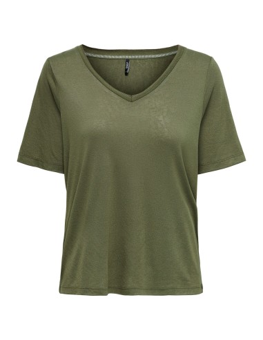 CAMISETA ONLELISE S/S V-NECK TOP JRS NOOS Kalamata