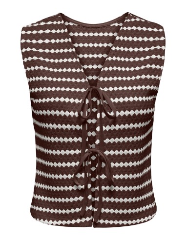 ONLEVA S/L SHORT STRIPE VEST JRS Shopping Bag Cloud dancer