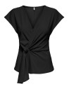 ONLSILJA S/L TWIST TOP JRS Black
