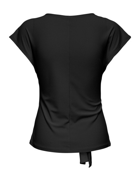 ONLSILJA S/L TWIST TOP JRS Black