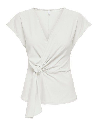 ONLSILJA S/L TWIST TOP JRS Cloud Dancer