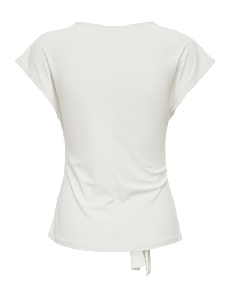 ONLSILJA S/L TWIST TOP JRS Cloud Dancer