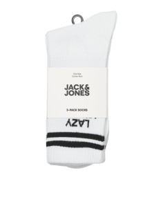 CALCETINES JACOLLIE STATEMENT 3 PACK SOCK LN White Lazy Legend - Zero Stress - Stay Cool