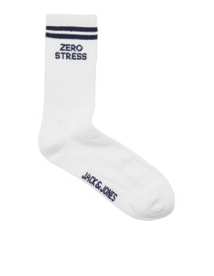 CALCETINES JACOLLIE STATEMENT 3 PACK SOCK LN White Lazy Legend - Zero Stress - Stay Cool 2