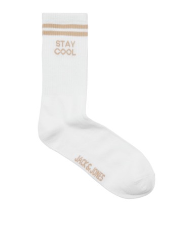 CALCETINES JACOLLIE STATEMENT 3 PACK SOCK LN White Lazy Legend - Zero Stress - Stay Cool