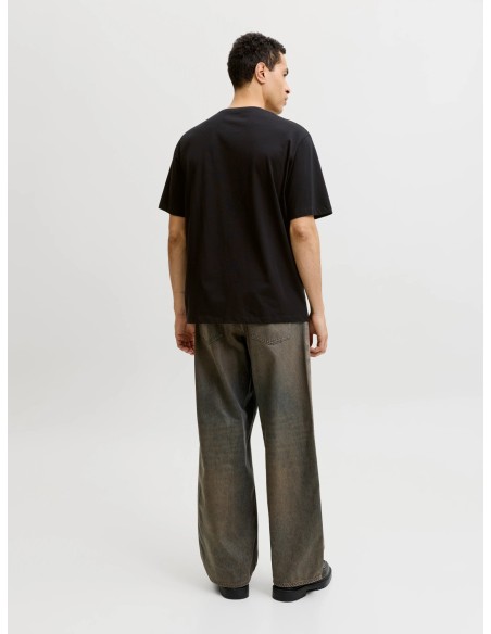 CAMISETA JJGRADIENT PRINT TEE SS CREW NECK LN Black