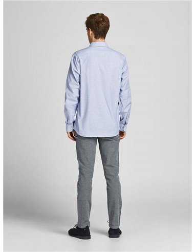 CAMISA DE MANGA LARGA JJEOXFORD Cashmere/Celeste