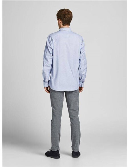 CAMISA DE MANGA LARGA JJEOXFORD Cashmere/Celeste