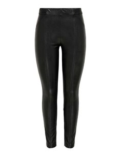 LEGGINGS DE PIEL onlJESSIE Black/Negro