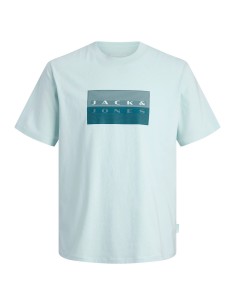 CAMISETA JCOFUSION DOTS PRINT TEE SS CREW SN Omphalodes