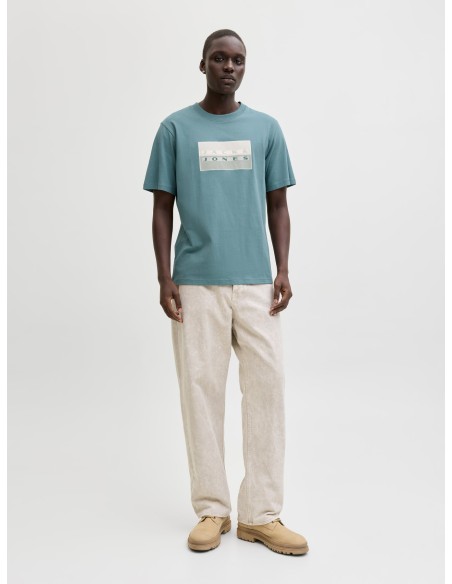 CAMISETA JCOFUSION DOTS PRINT TEE SS CREW SN North Atlantic