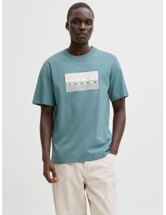 CAMISETA JCOFUSION DOTS PRINT TEE SS CREW SN North Atlantic 2