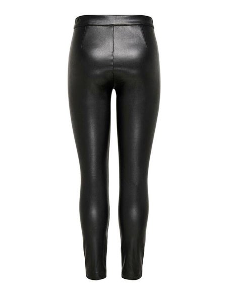 LEGGINGS DE PIEL onlJESSIE Black/Negro