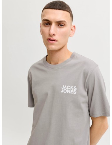 CAMISETA JJECORP LOGO TEE SS O-NECK NOOS Ultimate Grey Small Print