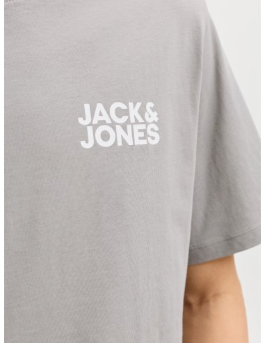 CAMISETA JJECORP LOGO TEE SS O-NECK NOOS Ultimate Grey Small Print