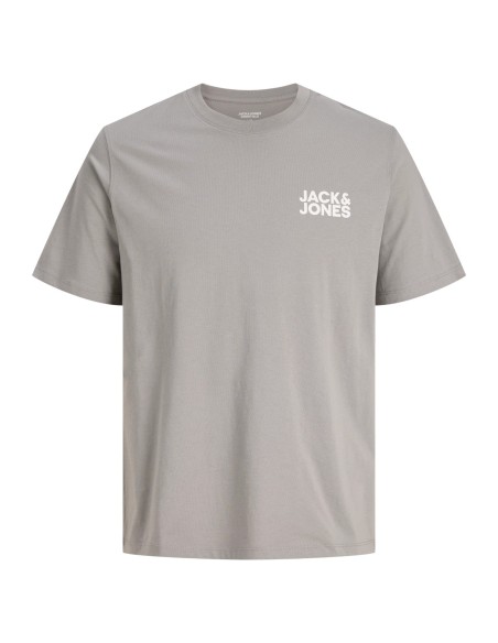 CAMISETA JJECORP LOGO TEE SS O-NECK NOOS Ultimate Grey Small Print