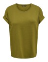 CAMISETA ONLMOSTER S/S O-NECK TOP NOOS JRS Fir Green