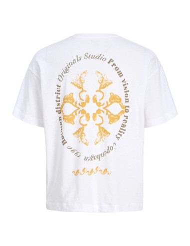CAMISETA JORMONTAUK BACK GRAPHIC TEE SSCN EA26 SN Bright White W. BANDANA