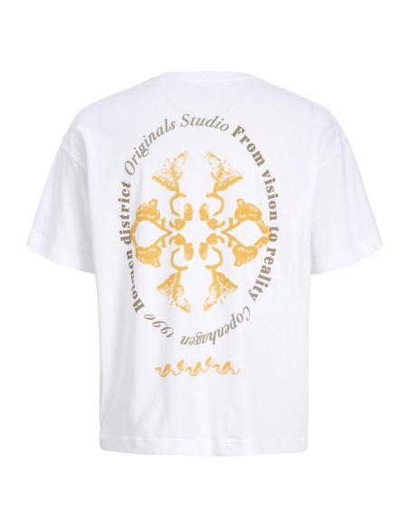 CAMISETA JORMONTAUK BACK GRAPHIC TEE SSCN EA26 SN Bright White W. BANDANA