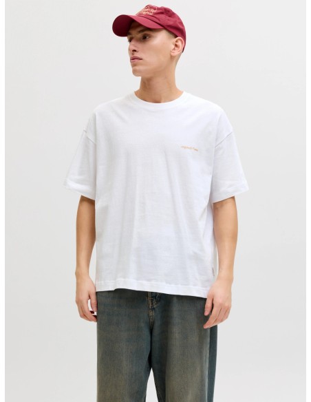 CAMISETA JORMONTAUK BACK GRAPHIC TEE SSCN EA26 SN Bright White W. BANDANA