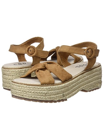 SANDALIAS PLATAFORMA KITTY CUERO COOLWAY