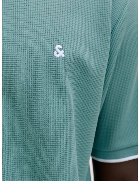 POLO JJEAUSTIN POLO SS NOOS Mineral Blue Play