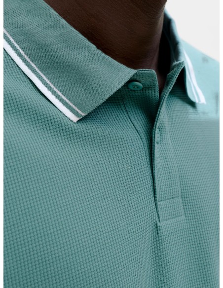 POLO JJEAUSTIN POLO SS NOOS Mineral Blue Play