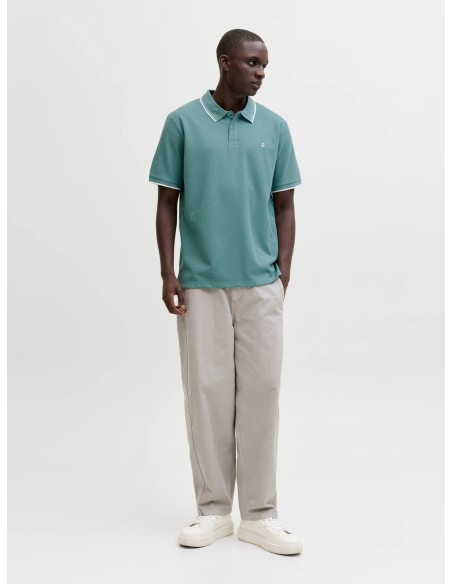 POLO JJEAUSTIN POLO SS NOOS Mineral Blue Play