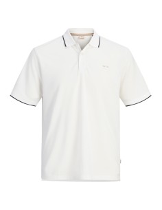 POLO JPRBLUALVES SS POLO SN Cloud Dancer SOLID