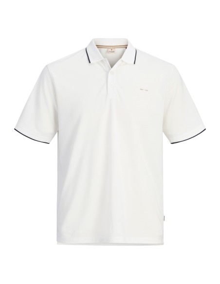POLO JPRBLUALVES SS POLO SN Cloud Dancer SOLID