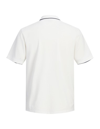 POLO JPRBLUALVES SS POLO SN Cloud Dancer SOLID