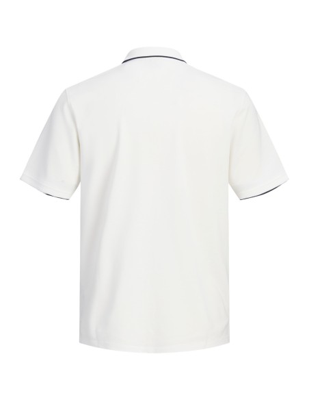 POLO JPRBLUALVES SS POLO SN Cloud Dancer SOLID
