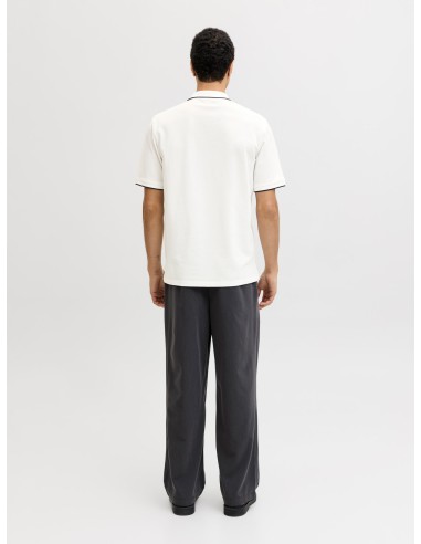 POLO JPRBLUALVES SS POLO SN Cloud Dancer SOLID