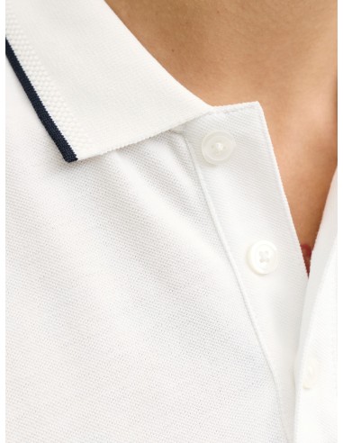 POLO JPRBLUALVES SS POLO SN Cloud Dancer SOLID