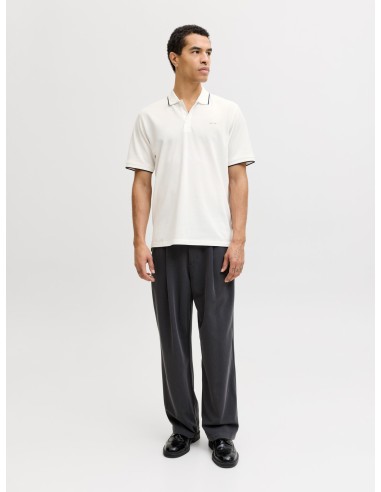 POLO JPRBLUALVES SS POLO SN Cloud Dancer SOLID