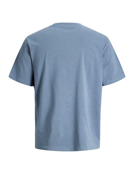 CAMISETA  JJEDOVER SLUB TEE SS NOOS Blue Mirage