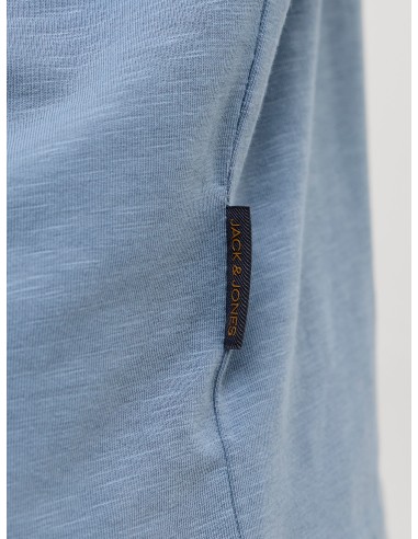 CAMISETA  JJEDOVER SLUB TEE SS NOOS Blue Mirage