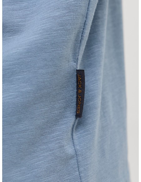 CAMISETA  JJEDOVER SLUB TEE SS NOOS Blue Mirage