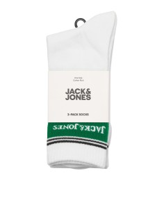 CALCETINES JACVIK TENNIS SOCKS 3 PACK BTS White White - White