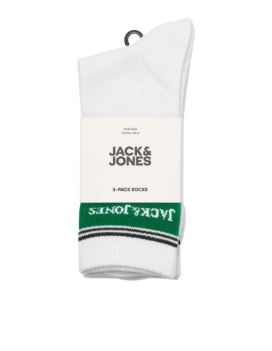 CALCETINES JACVIK TENNIS SOCKS 3 PACK BTS White White - White