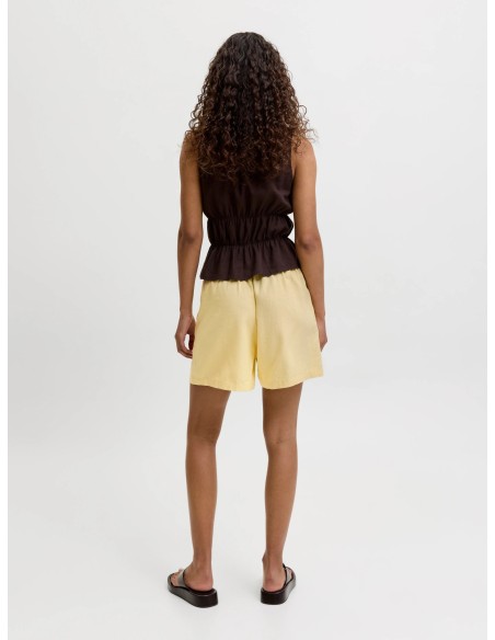 JXALMIRA LINEN BLEND HW SHORTS WVN LN Sunlight
