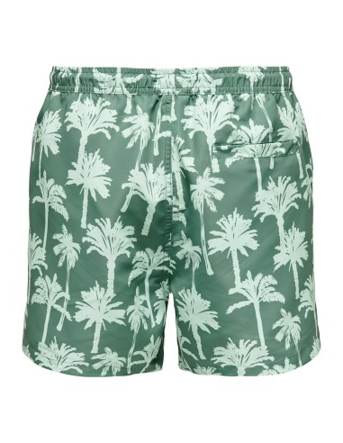 ONSTEDSWIM SHORT PALMS AOP Dark Forest